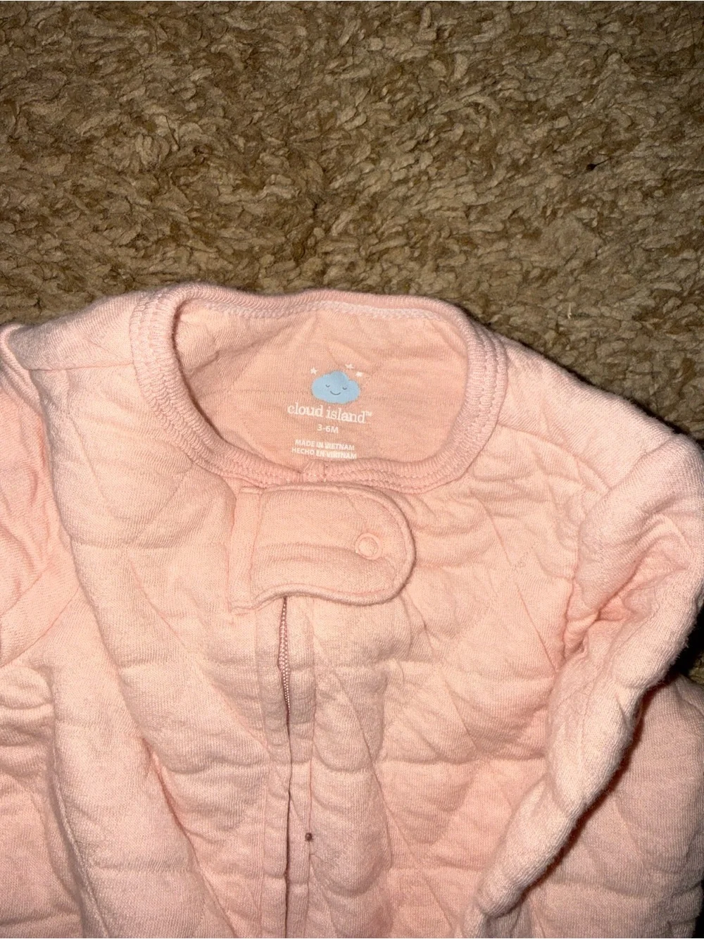 Old Navy Green and Pink Baby Footed Pajamas Set